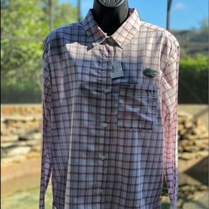 COLUMBIA WOMENS PFG FISHING UNIV OF FLORIDA SHIRT